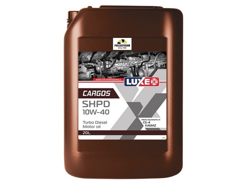 Масло моторное 10W40 CG-4 20л LUXE CARGOS SHPD TURBO DIESEL