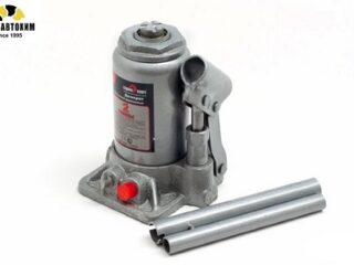 Домкрат бутылочный 2т. два штока высота 161-374 Сервис К / 75222 /