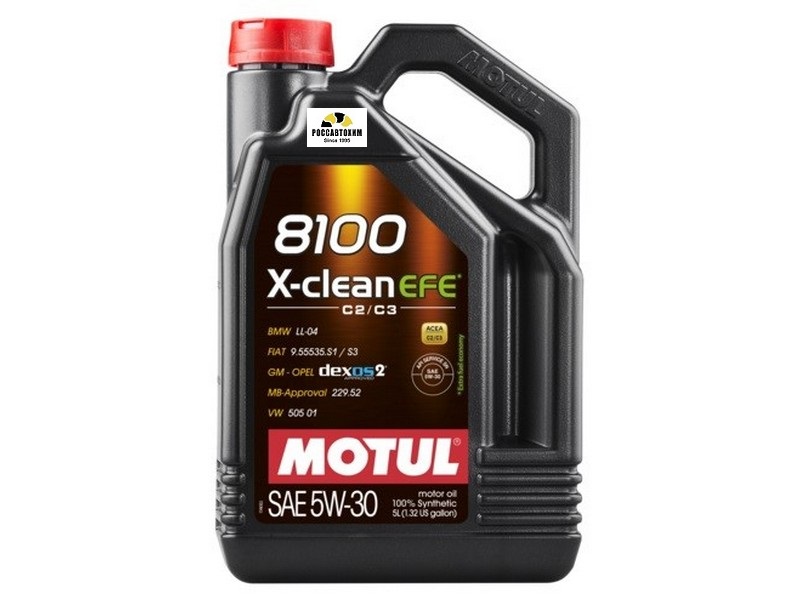 Масло моторное MOTUL 8100 X-clean EFE 5w-30 ( 5 L) 113231