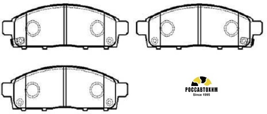 HP9293 Колодки тормозные дисковые