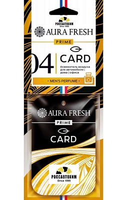 752 Ароматизатор AURA FRESH PRIME CARD №4 (23143)