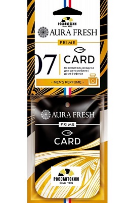 755 Ароматизатор AURA FRESH PRIME CARD №7 (23146)