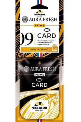 757 Ароматизатор AURA FRESH PRIME CARD №9 (23148)