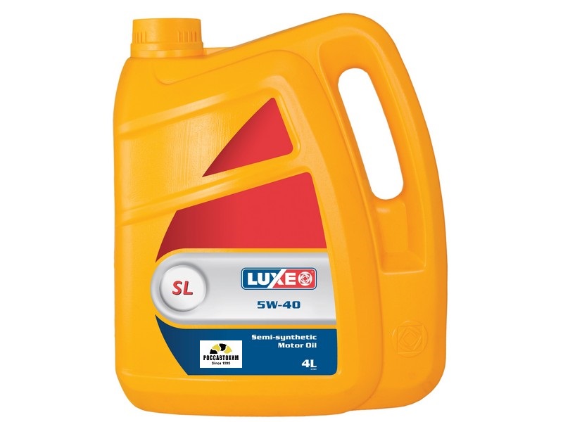 Масло моторное 5W40 SL API SG/CD п/с 4л LUXE