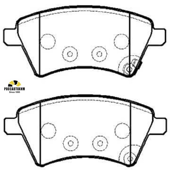 HP9716 Колодки тормозные дисковые