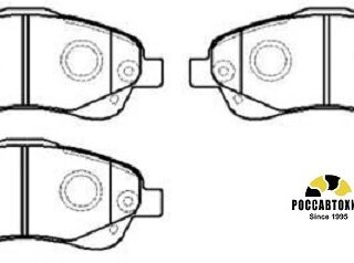 HP9150 Колодки тормозные дисковые