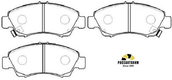 Колодки тормозные дисковые HSB HP5040