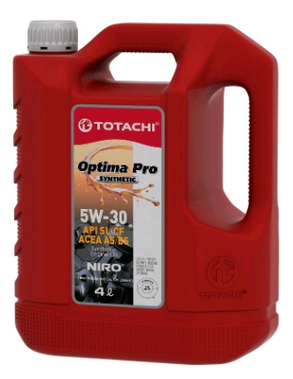 Масло моторное TOTACHI NIRO Optima PRO Synthetic 5W30 SL/CF, A5/B5, A1/B1 синт. 4л