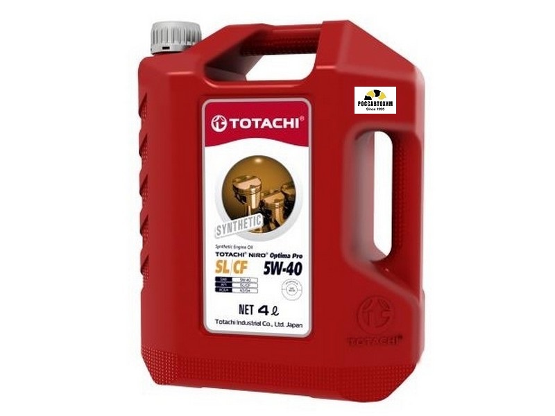 Масло моторное TOTACHI NIRO Optima PRO Synthetic 5W40 SL/CF, A3/B4 синт. 4л