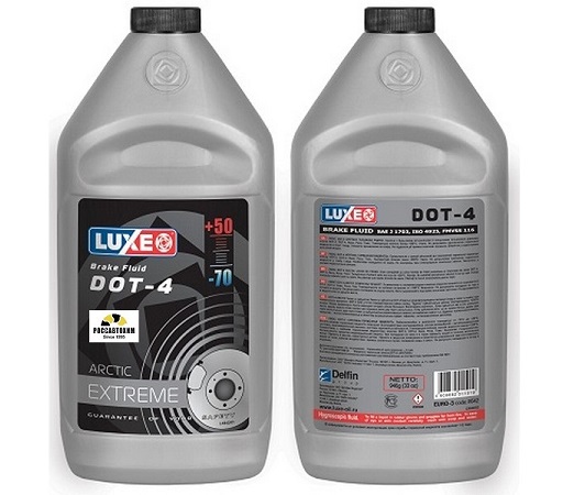Торм.жидк. DOT-4 LUXЕ Арктика 910г