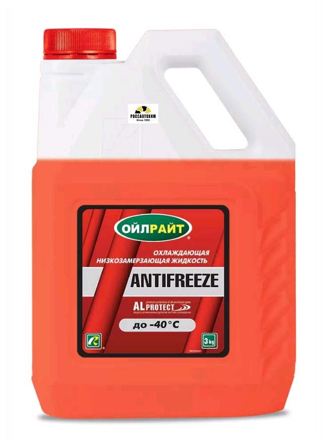 Антифриз -40 (красный) 3кг OILRIGHT