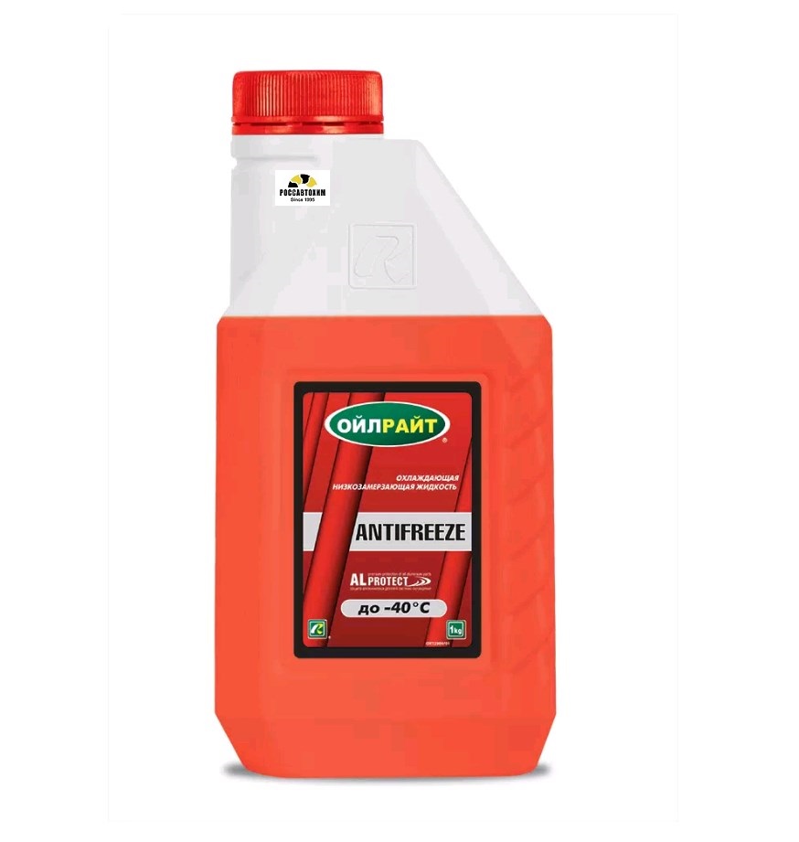 Антифриз -40 (красный) 1кг OILRIGHT