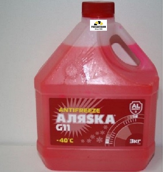 Антифриз Аляска -40 G11 red 3кг