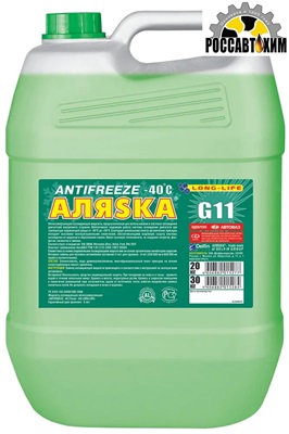 Антифриз Long Life (Лонг Лайф) Аляска зеленый 20кг
