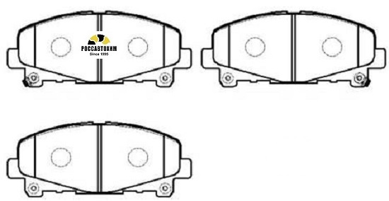 HP9930 Колодки тормозные дисковые