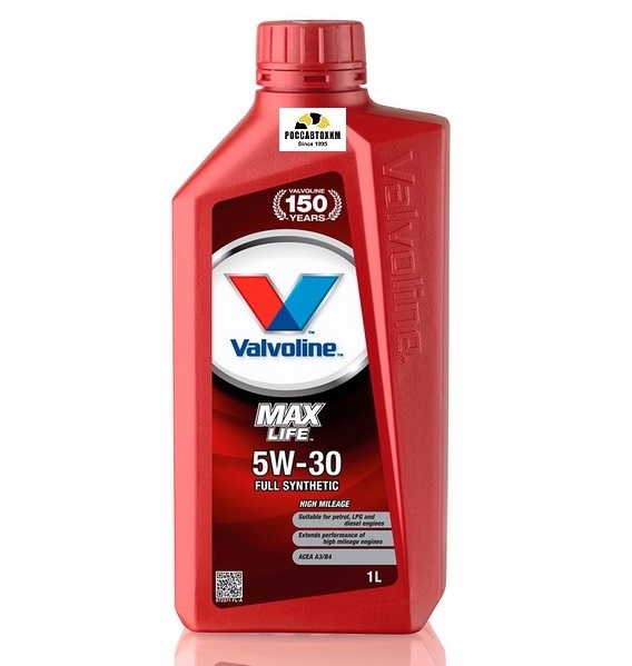 Масло моторное Valvoline MAXLIFE SAE 5W30 1L 872371