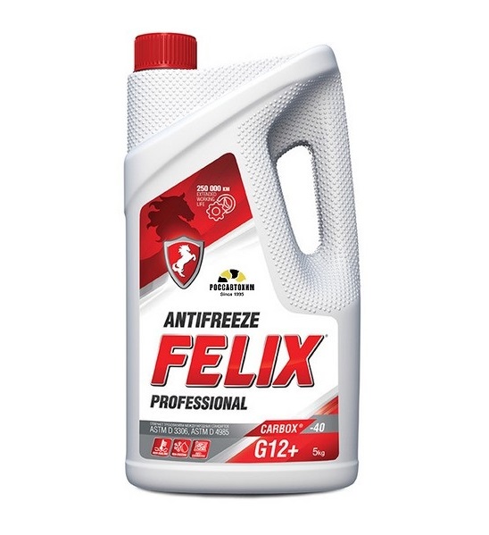 Антифриз FELIX Carbox-40 G12+ (красный) 3 кг Дзержинск