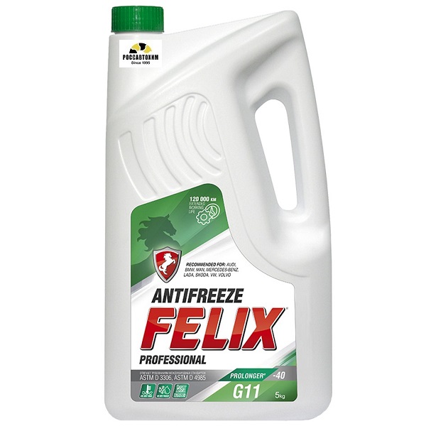 Антифриз FELIX PROLONGER-40 3 кг G11 (зеленый) г. Дзержинск
