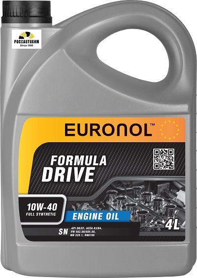 Масло моторное EURONOL DRIVE FORMULA 10w-40 SN 4L 80015