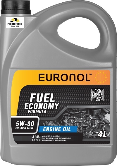 Масло моторное EURONOL FUEL ECONOMY FORMULA 5w-30 A1/B1, A5/B5 4L 80011