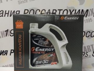 Масло моторное G-Energy Synthetic Active 5W30 5л (4л+1л ПРОМО)