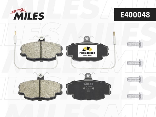 E400048 Колодки тормозные MILES (Смесь Low-Metallic)