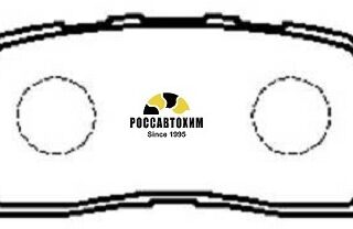 Колодки тормозные дисковые HSB HP5161