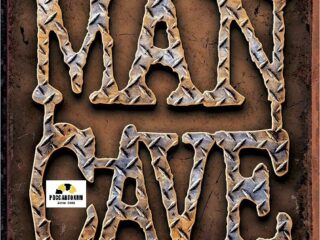 1701 Man Cave - Diamond Plate картинка металл.оригинал