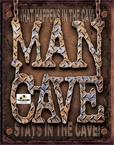 1701 Man Cave - Diamond Plate картинка металл.оригинал