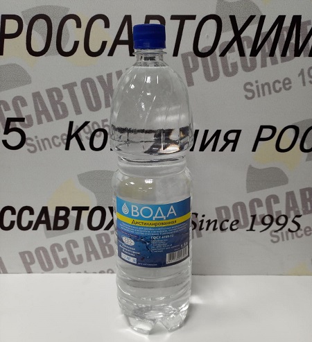 Вода дистиллированная УАК 1,5л