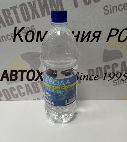 Вода дистиллированная УАК 1л