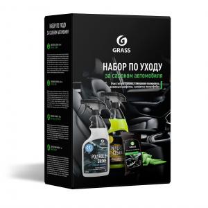 Набор GraSS подарочный (Universal Cl, Polir Shine,салфетки влажные, салфетка МФ/ 800625 /