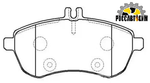 HP9956 Колодки тормозные дисковые