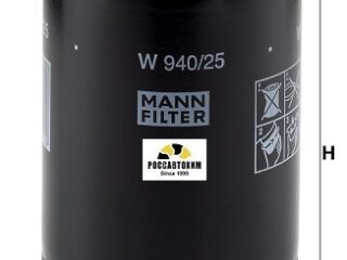 Фильтр масляный MANN W940/25