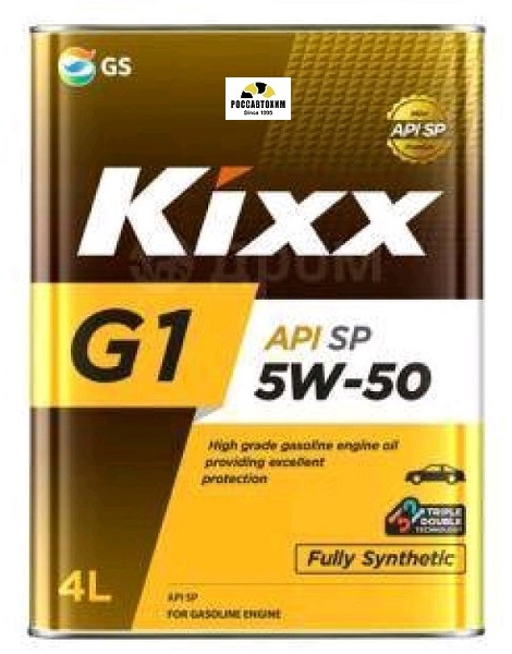 Масло моторное KIXX G1 5W50 SP синт. 4л
