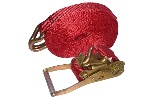 Стяжка (ремень) креп.груза (12 м,50 мм) 5-10тонн Алюмин.ручка (лента+мех) DA-02274