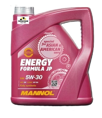 Масло моторное Mannol Energy Formula JP 5W30 API SN 4л / MN7914-4