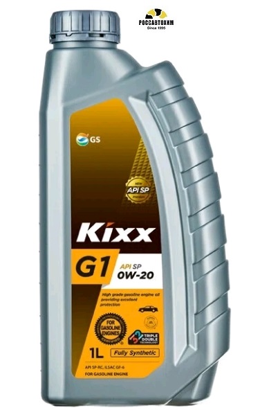 Масло моторное KIXX G1 0W20 SP, GF-6A синт. 1л