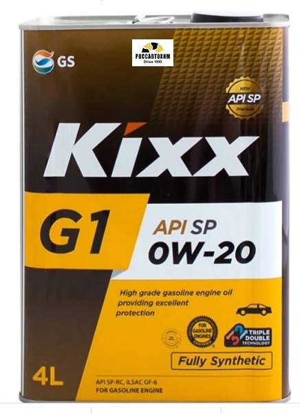 Масло моторное KIXX G1 0W20 SP, GF-6A синт. 4л