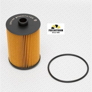 Фильтр масляный (картридж) GREEN FILTER OK0160