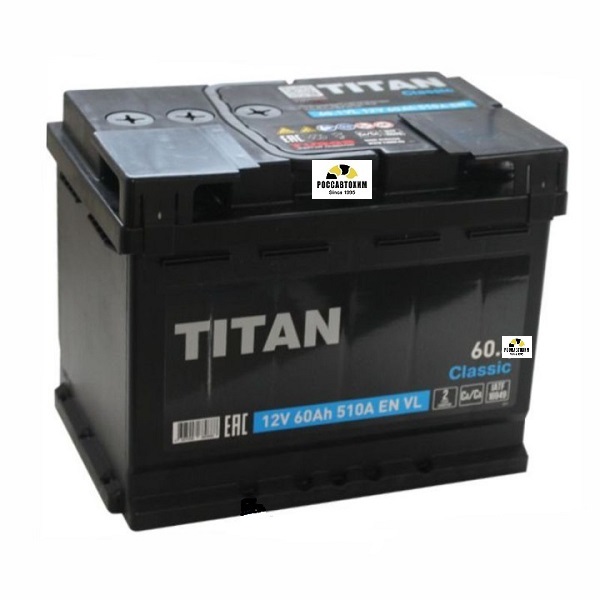 АКБ Титан-Classic 60А/ч о/п