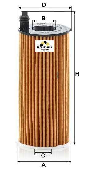 Фильтр масляный MANN HU6014/1z