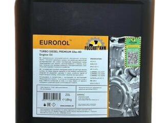 Масло моторное EURONOL TURBO DIESEL PREMIUM 10w-40 CI-4, 20л 80229