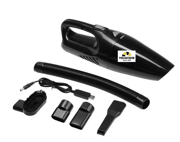 Пылесос автомобильный CYCLONE TURBO, беспроводной, 100Вт, 12В, черный 4583494