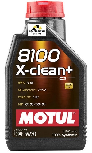 Масло моторное MOTUL 8100 X-clean+ 5w-30 ( 1 L)