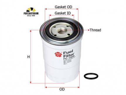 Фильтр топливный Sakura FC1009 pajero 3 3.2