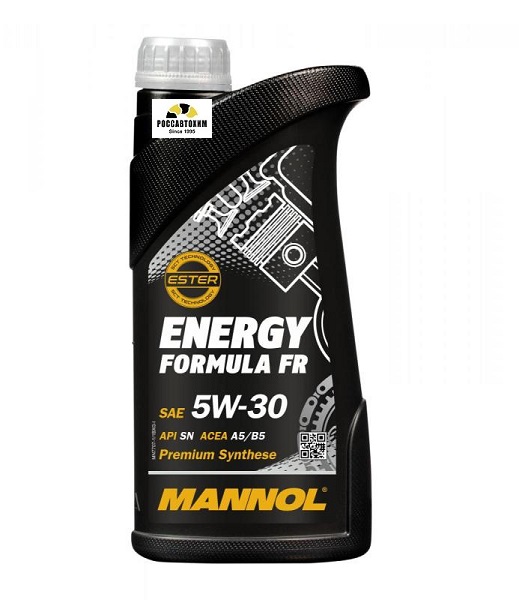 Масло моторное MANNOL 5w30 Energy Formula FR (SN A5/B5) MN7707 1л