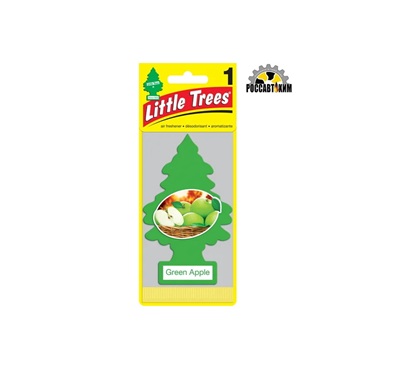 355/6 Ароматизатор-подвеска бумажный 'Ёлочка' Car Freshener Зеленое яблоко