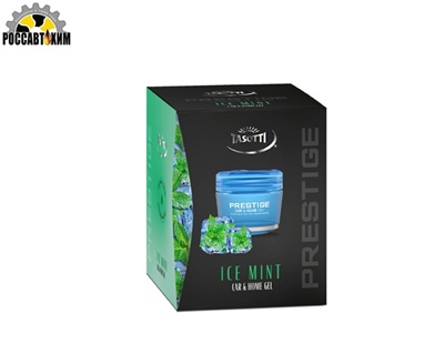 323/4 Ароматизатор гелевый 'PRESTIGE' (50мл) Ice Mint / Мята ледяная