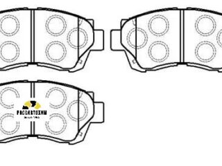 Колодки тормозные дисковые HSB HP5034